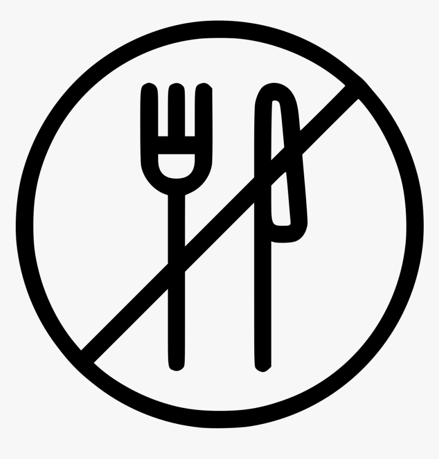 No Food Eating Forbidden - No Food Icon Png, Transparent Png, Free Download