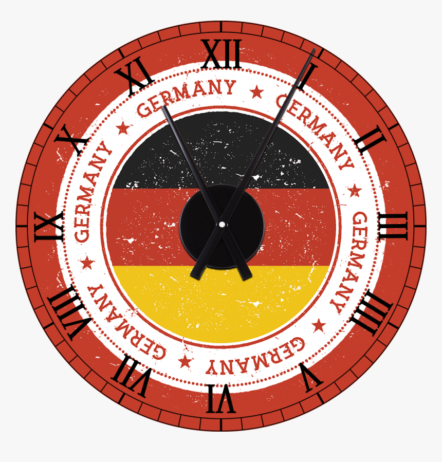 German Flag Stamp - Circle, HD Png Download, Free Download