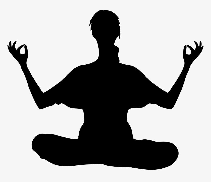 Meditation Silhouette, HD Png Download, Free Download