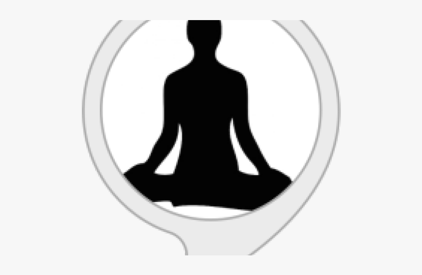 Meditation Clipart Peace Mind - Silhouette, HD Png Download, Free Download