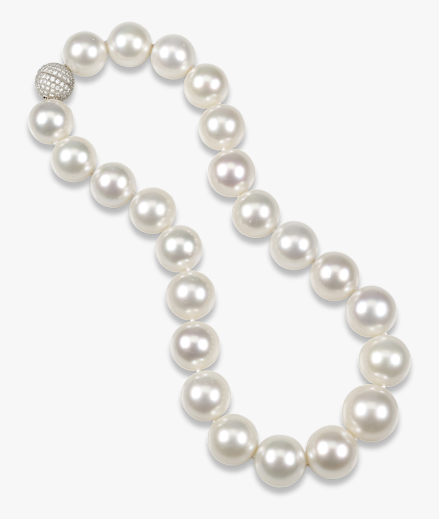 White South Sea Pearl Necklace - Pearls Clipart, HD Png Download, Free Download