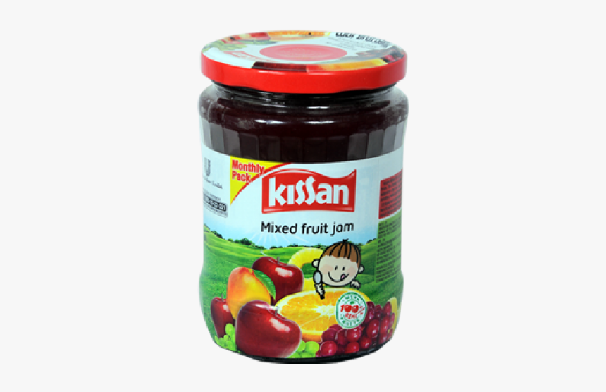 Jam Jar Transparent Png - Kissan Mixed Fruit Jam Bottle, Png Download, Free Download