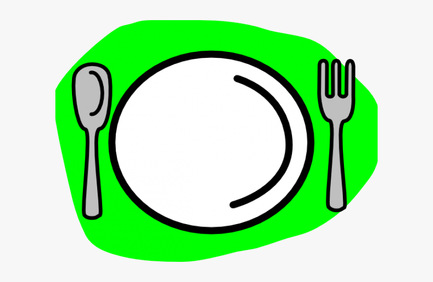 Irish Clipart Gym - Cartoon Plate Knife And Fork, HD Png Download - kindpng