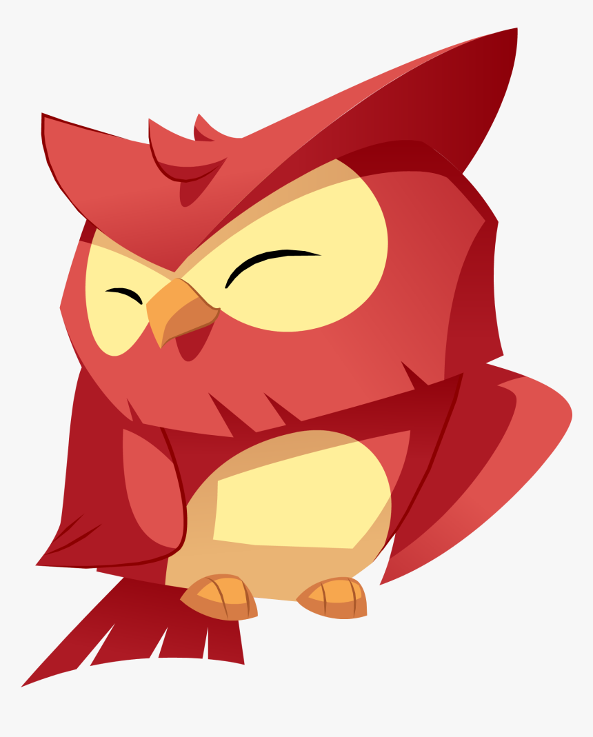 Red Owl - Animal Jam Owl Png, Transparent Png, Free Download