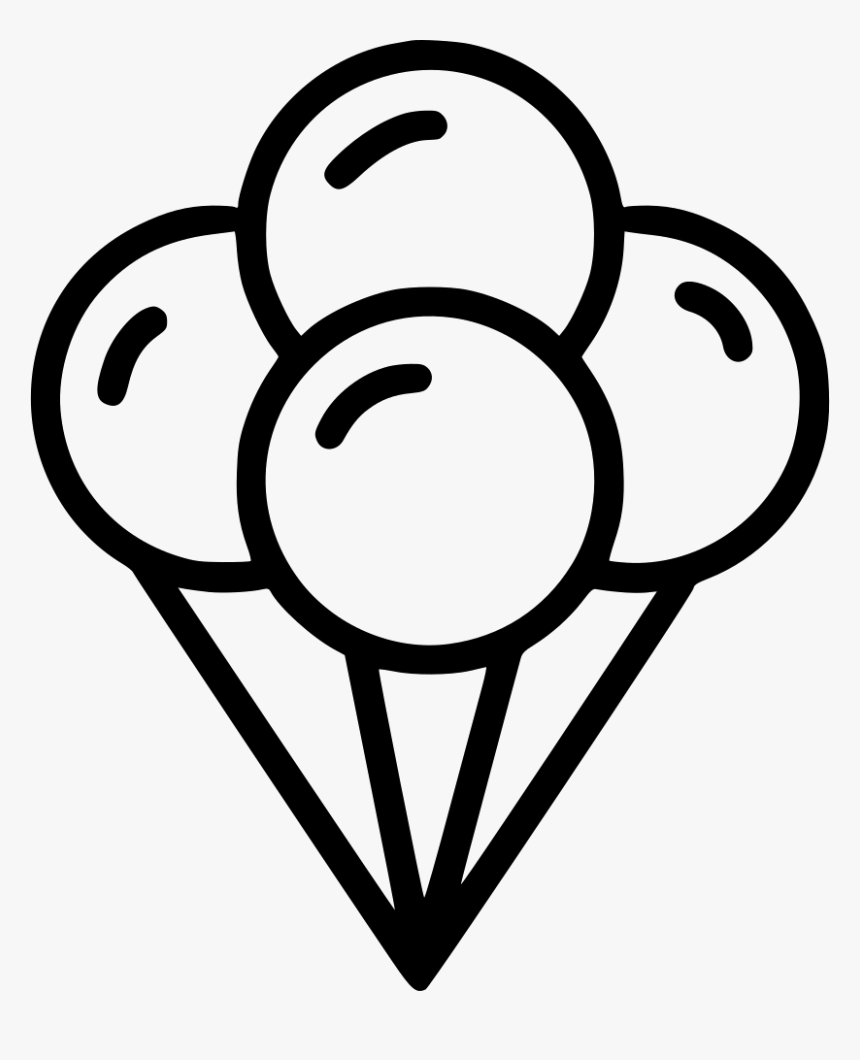 Balloons - Line Art, HD Png Download, Free Download