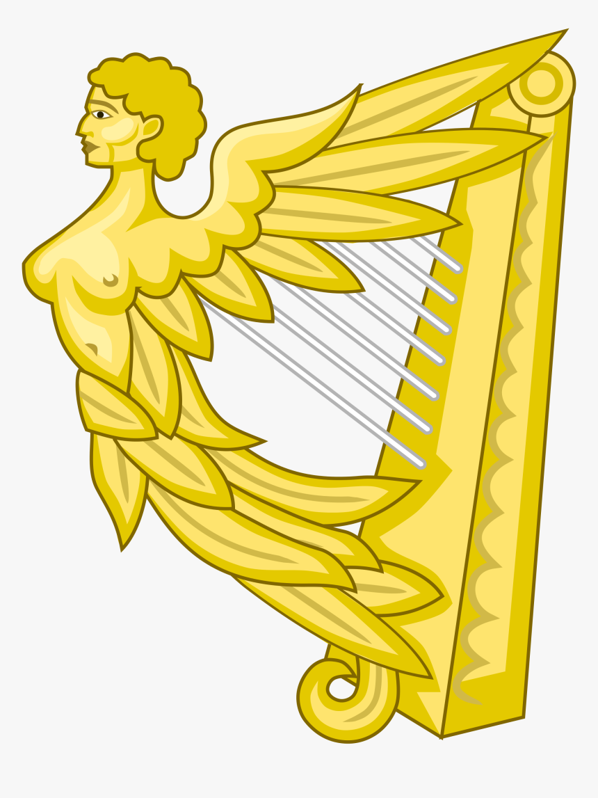 Irish Clipart Svg - Transparent Irish Harp Png, Png Download, Free Download