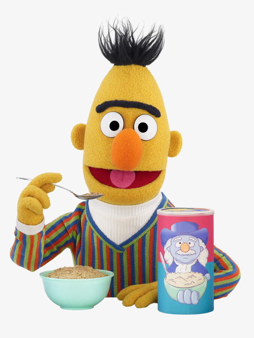 Sesame Street Bert Oatmeal, HD Png Download, Free Download