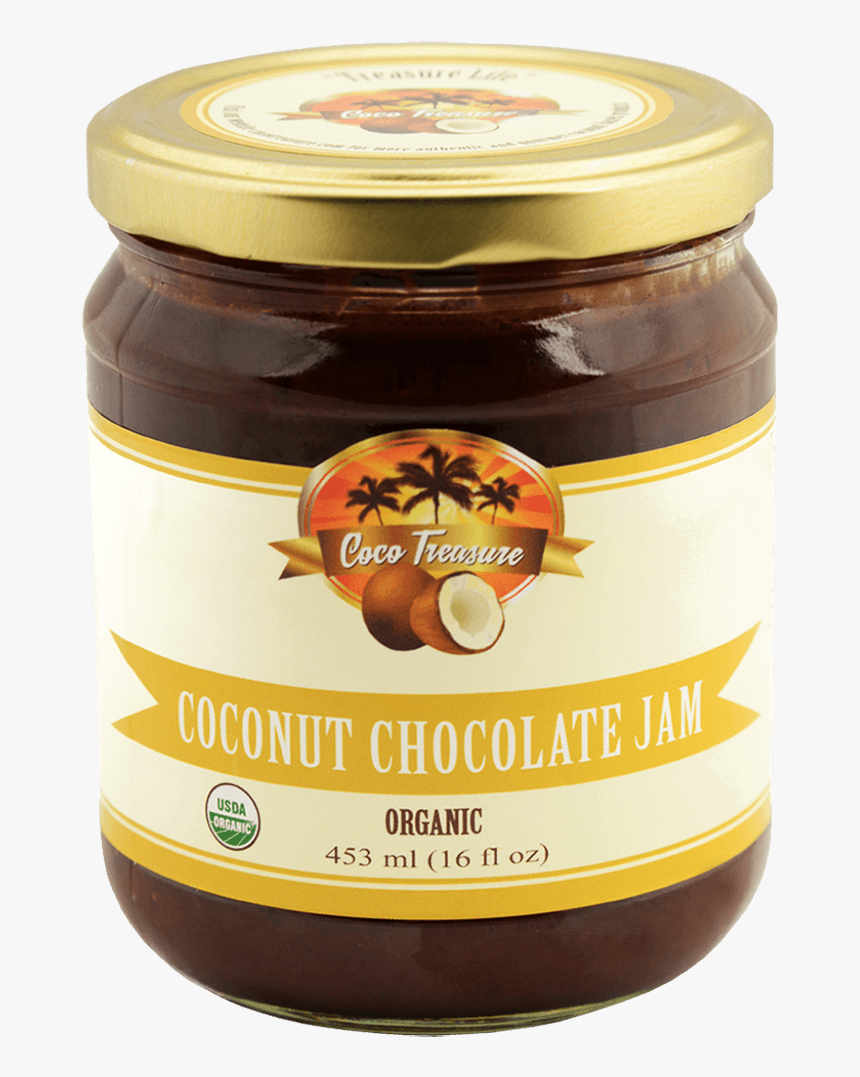 Organic Coconut Chocolate Jam - Coco Treasure Organics, HD Png Download, Free Download