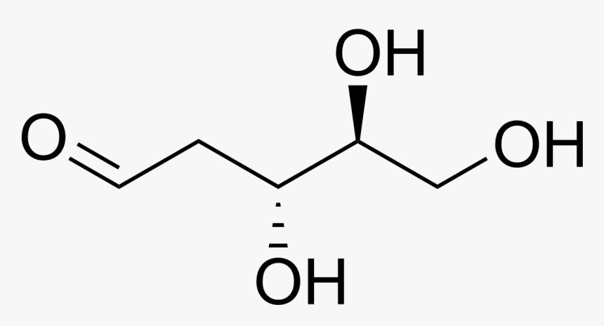 L-deoxyribose Chain - Threonic Acid, HD Png Download, Free Download