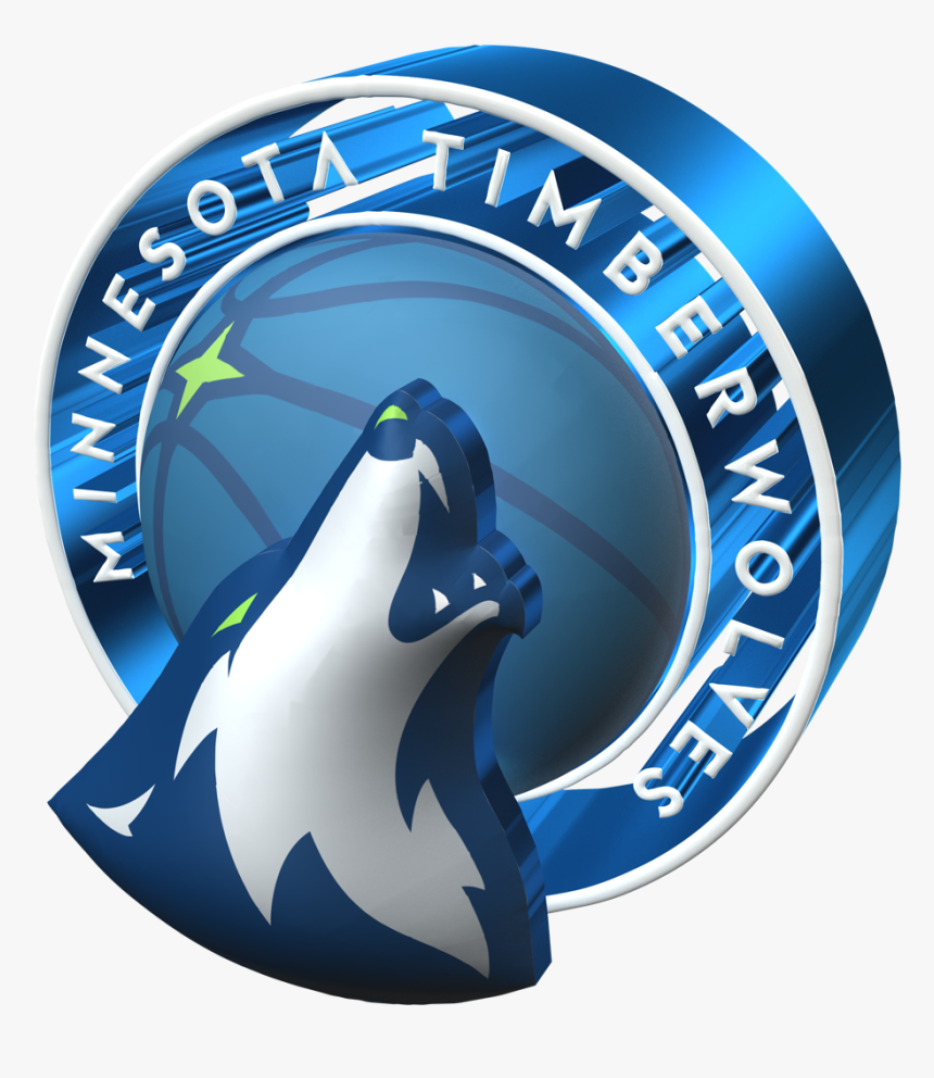 Minnesota Timberwolves 2017-2018 3d Logo - Minnesota Timberwolves New Logo, HD Png Download, Free Download