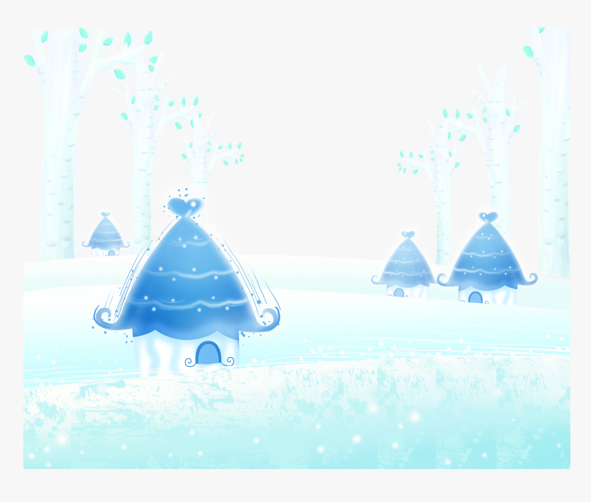 Snow Winter Poster Wallpaper - Fairy Tail Winter Transparent, HD Png Download, Free Download