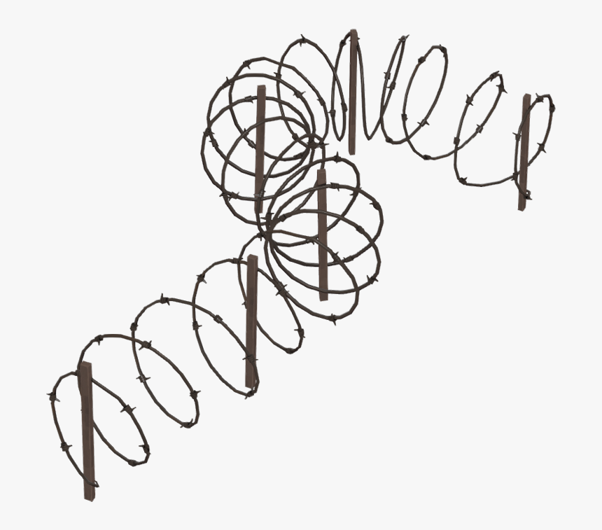 Barbwire Background Png - Drawing, Transparent Png, Free Download