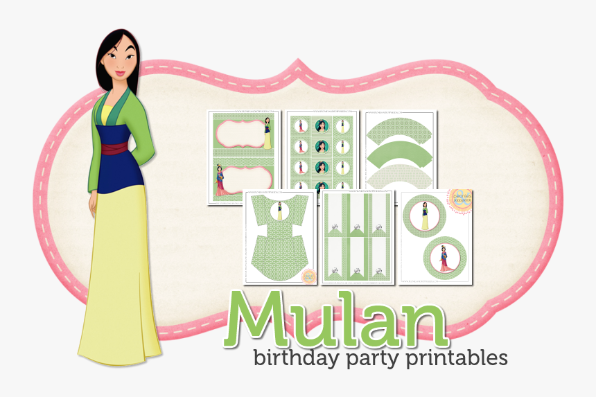 Mulan Free Printable Kit - Disney Princess Mulan, HD Png Download, Free Download