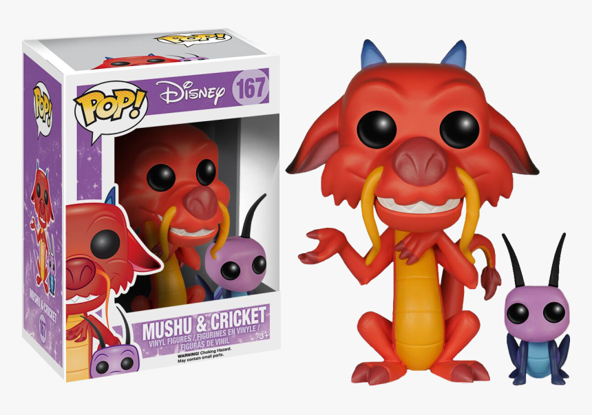 Mushu - Funko Mushu And Cricket, HD Png Download, Free Download