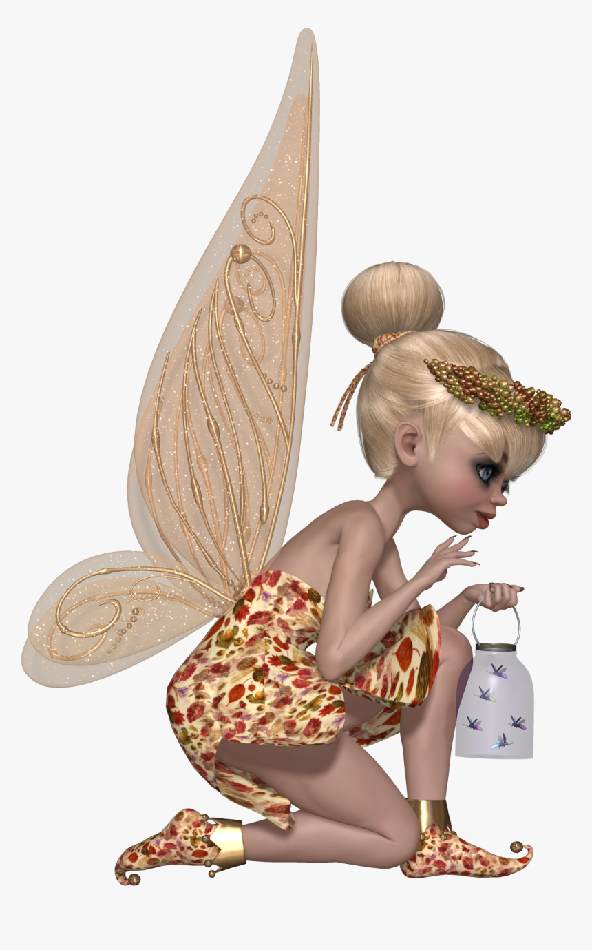 Elf Doll, Fairy Wings, Pointed Ears, Cute Faces, Elves, - Muñequita Poser Png, Transparent Png, Free Download