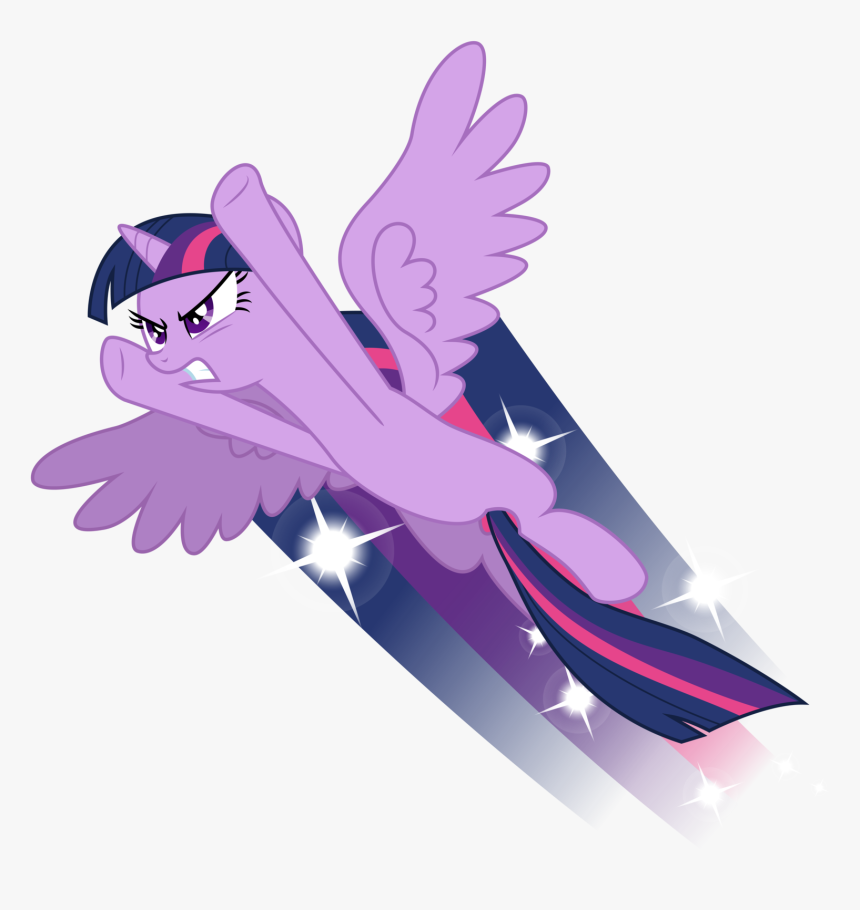 Vector Royalty Free Stock Sparkle Clipart Trail - Princess Twilight Sparkle Flying, HD Png Download, Free Download