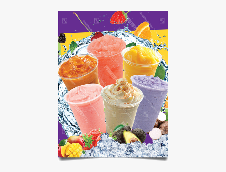 Bv-112 Assorted Smoothies Poster - Smoothies Poster, HD Png Download, Free Download