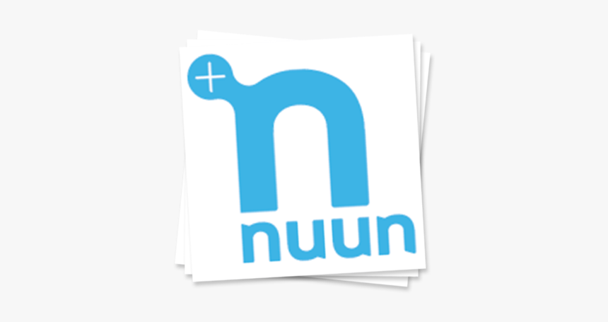 Blue Nuun Logo Temporary Tattoos - Nuun, HD Png Download, Free Download