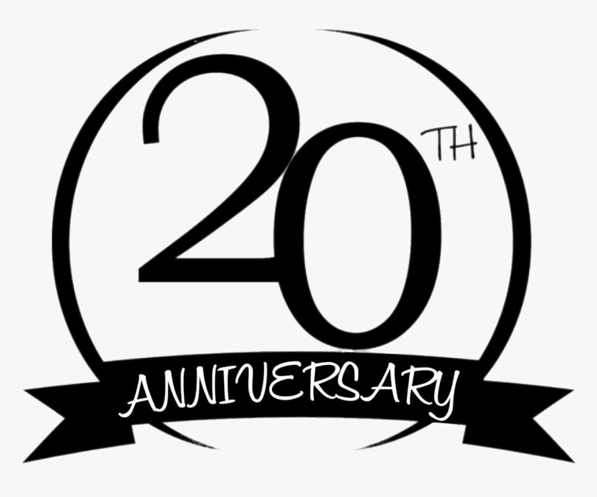 20th Anniversary Circle - 20th Wedding Anniversary Png, Transparent Png, Free Download