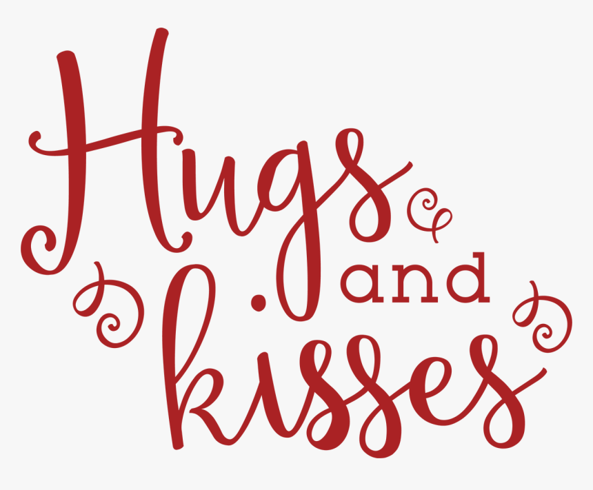 Hugs And Kisses Svg Cut File - Hugs And Kisses Svg, HD Png Download -  kindpng