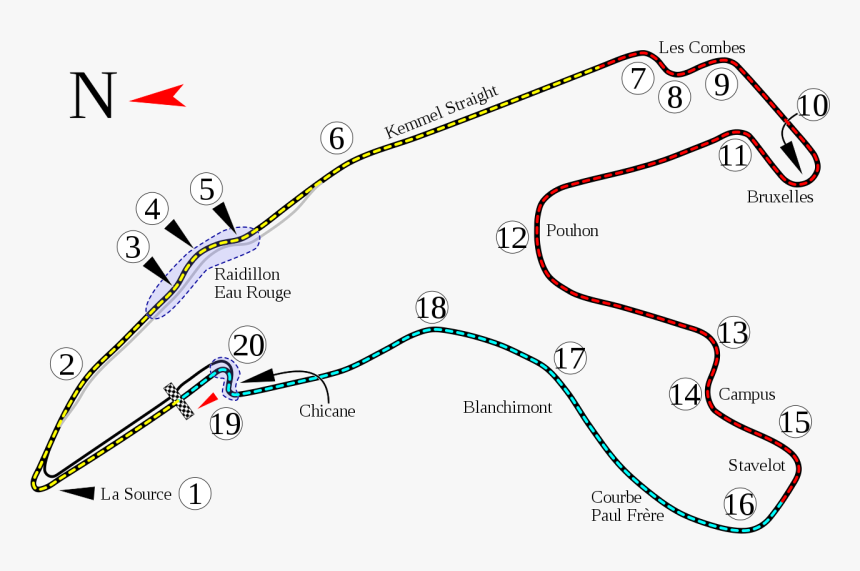 Spa-francorchamps Of Belgium - Spa Francorchamps, HD Png Download, Free Download