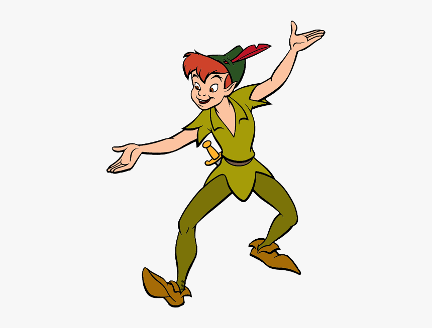 Peter Pan Peter And Wendy Tinker Bell Captain Hook - Disney Peter Pan Clipart, HD Png Download, Free Download
