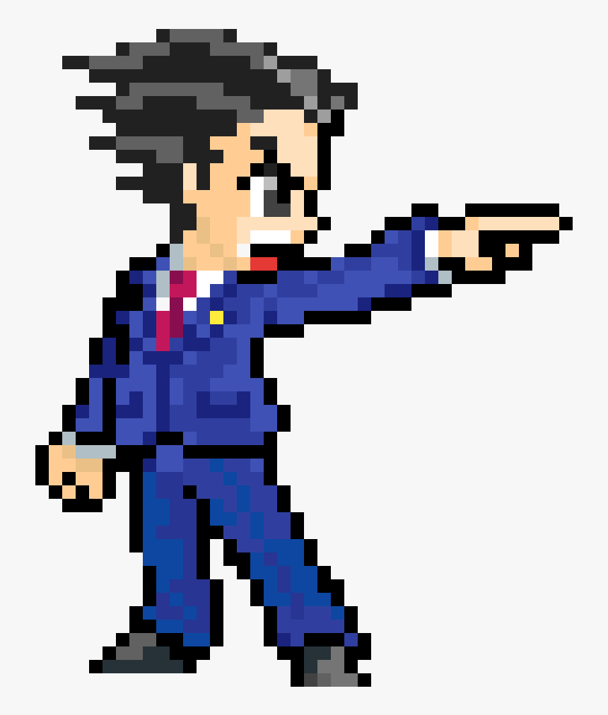 Phoenix Wright - Ace Attorney - Cartoon - Cartoon, HD Png Download, Free Download