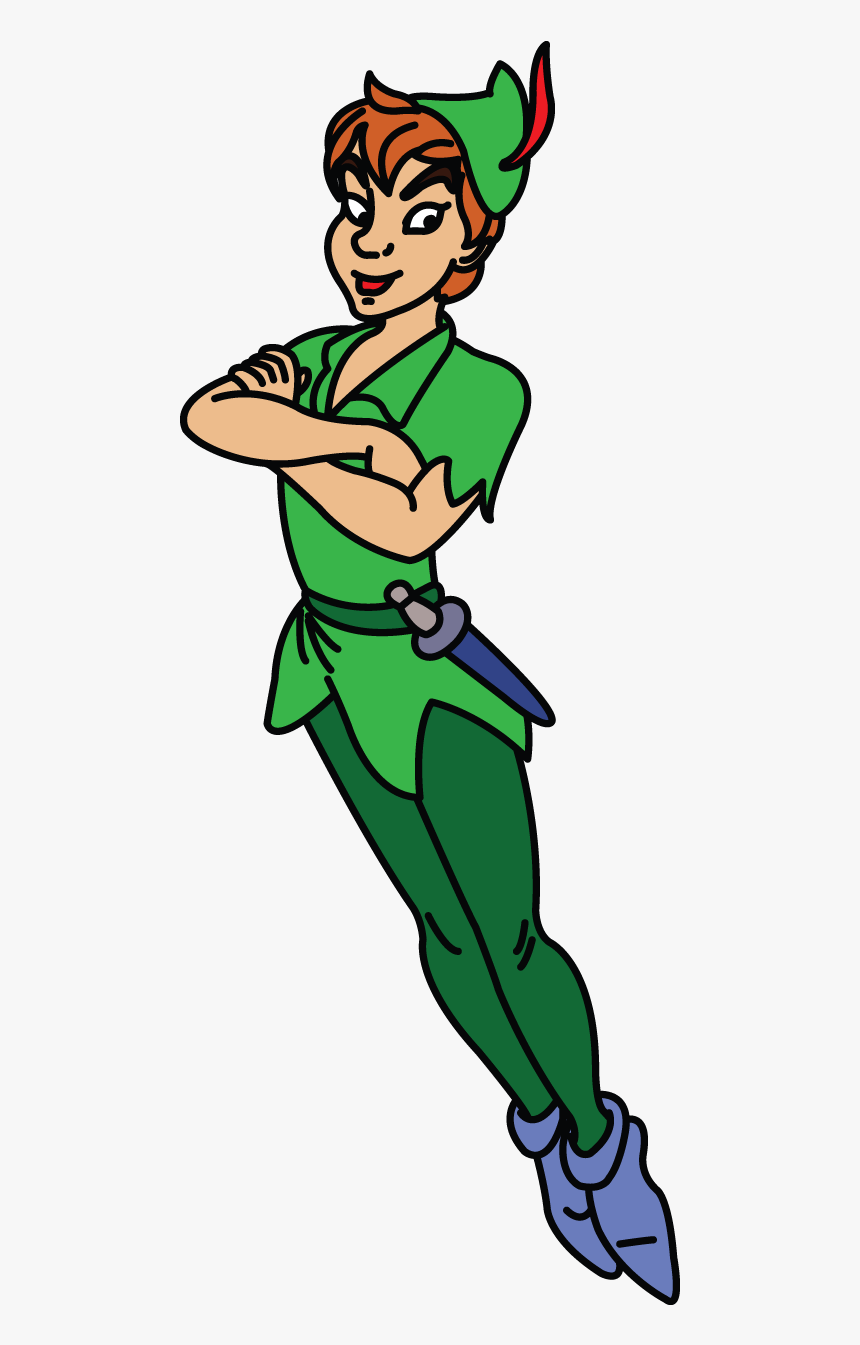 U/2844603301, Peter Pan, Images V - Easy Peter Pan Drawings, HD Png Download, Free Download