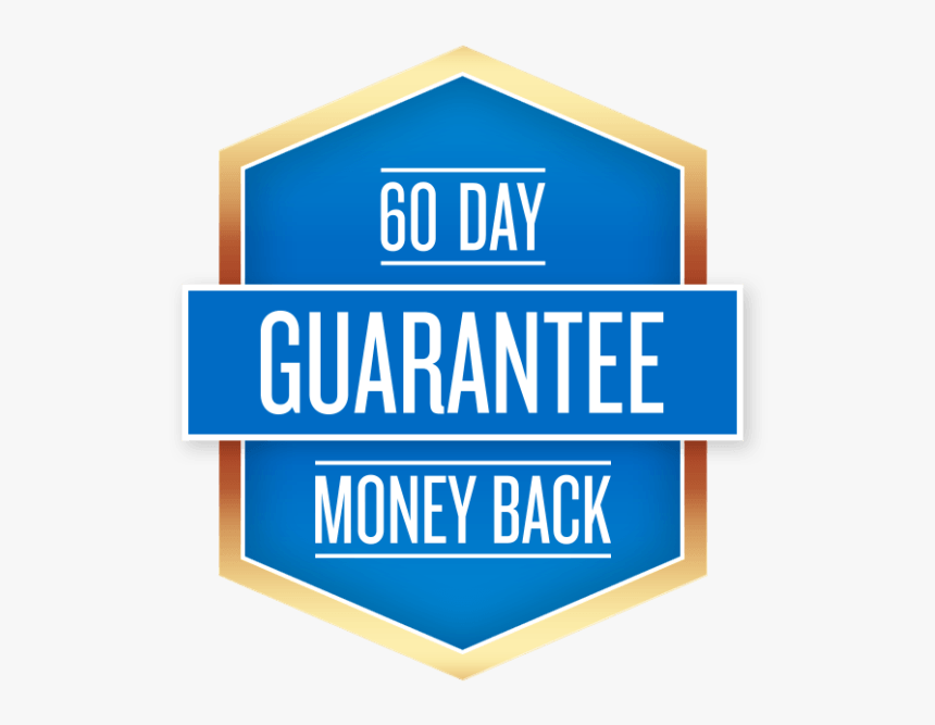 60 Day Guarantee - 60 Day Money Back Guarantee Seal Blue, HD Png Download, Free Download