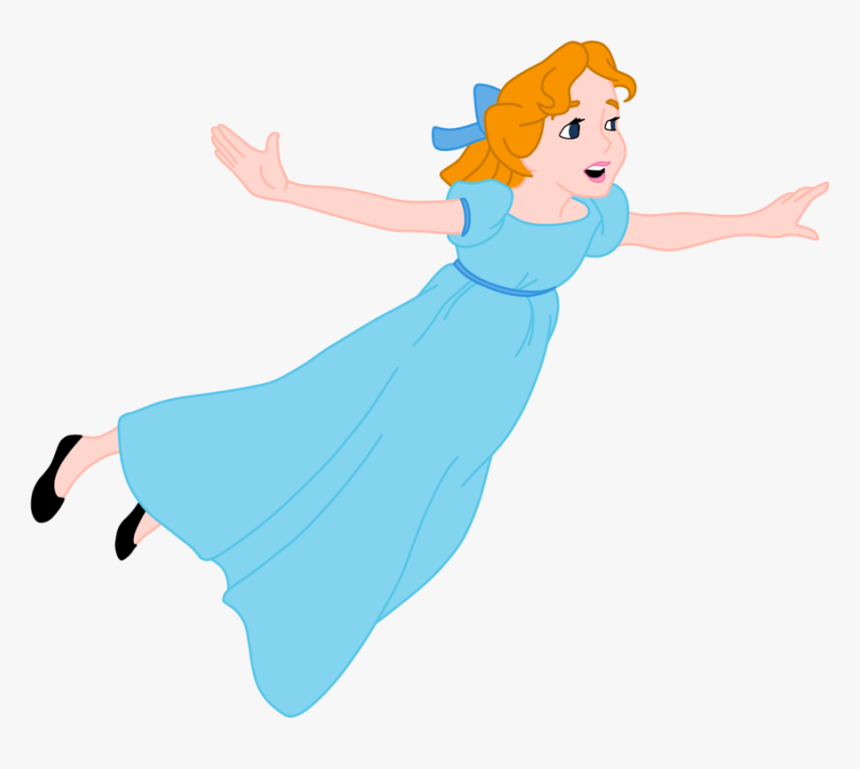 Peter Pan And Tinkerbell - Wendy Png Peter Pan, Transparent Png, Free Download