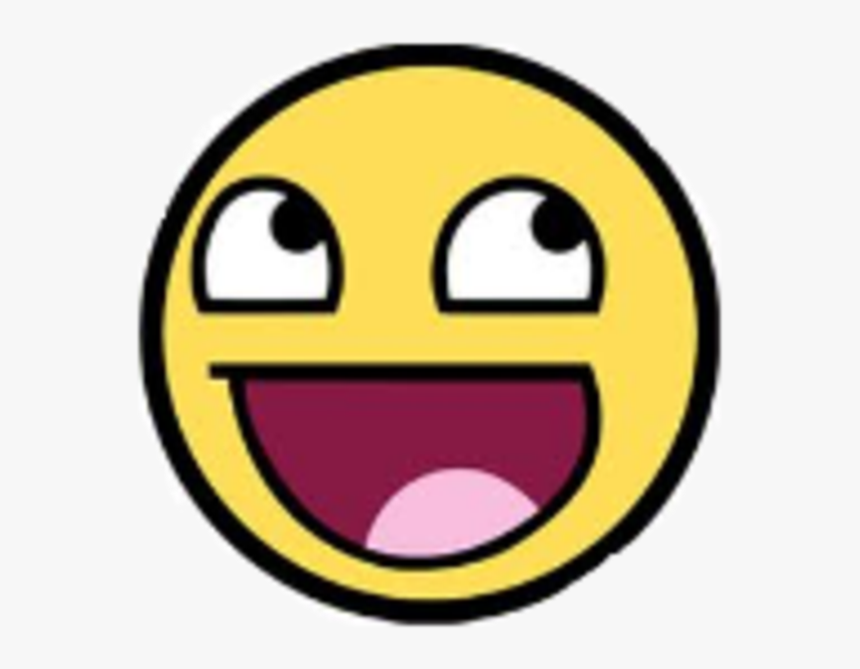 Awesome Face Transparent - Derp Smiley Face Png, Png Download, Free Download