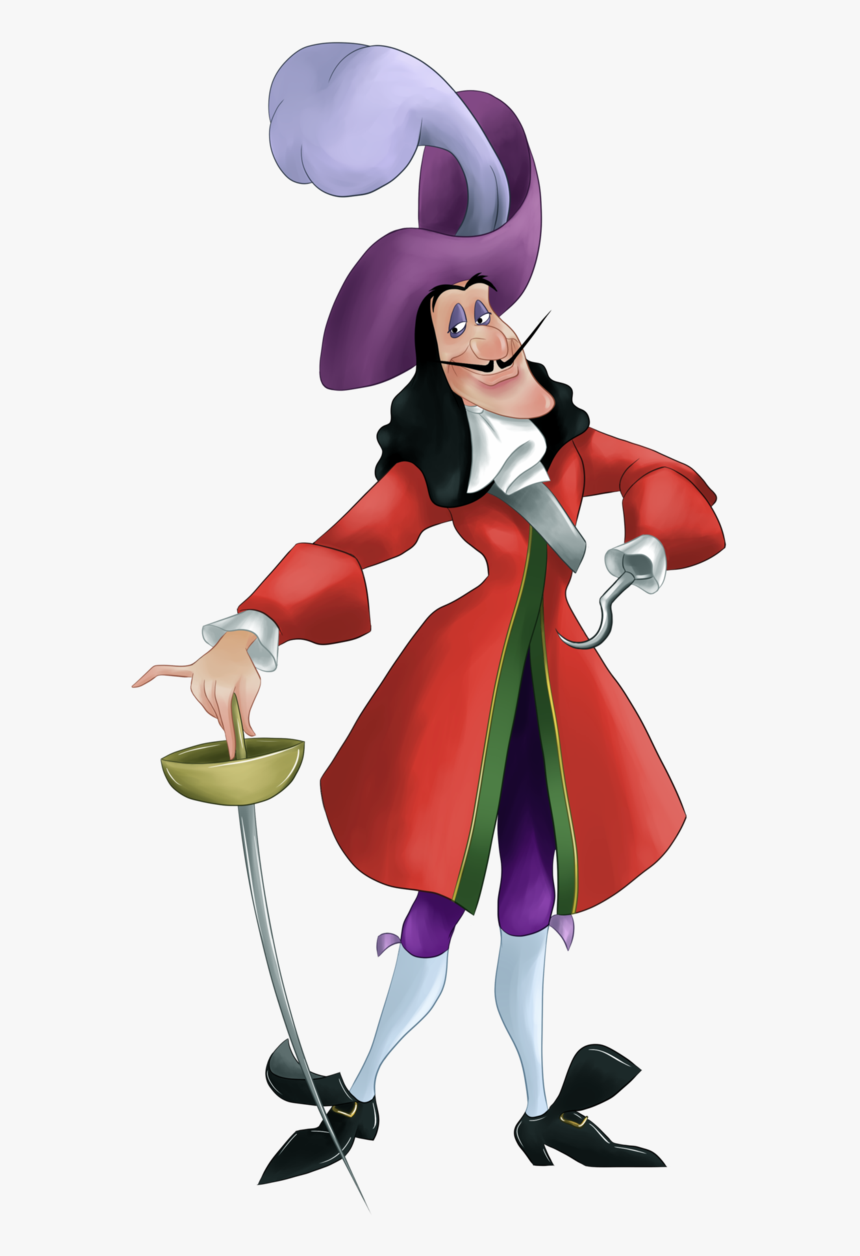Captain Hook Hans Conried - Peter Pan Characters Captain Hook, HD Png Download, Free Download
