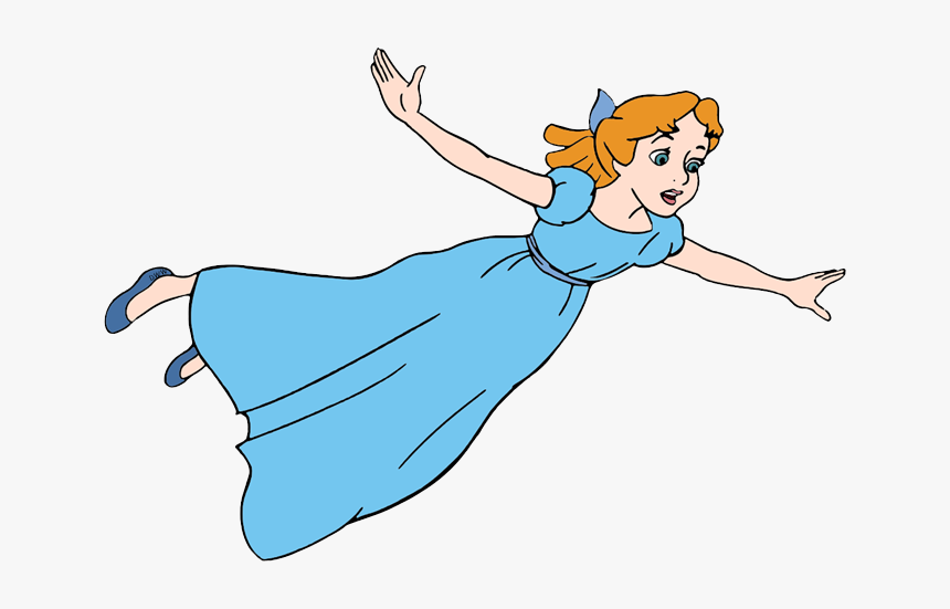 Back To Peter Pan Clip Art Menu - Peter Pan Wendy Clipart, HD Png Download, Free Download