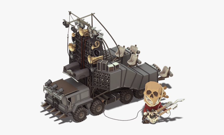 Mad Max Doof Wagon Doof Wagon 3d Illustration Iso Fanart - Scale Model, HD Png Download, Free Download