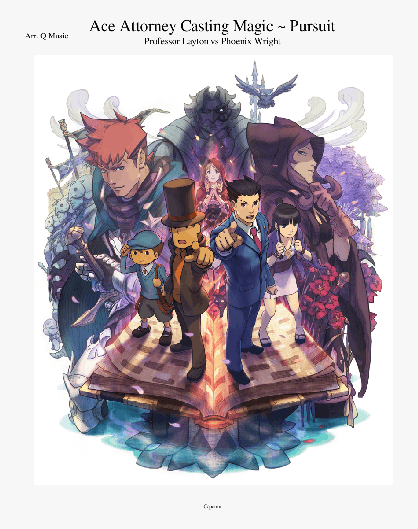 Phoenix Wright Vs Professor Layton Original Soundtrack, HD Png Download, Free Download