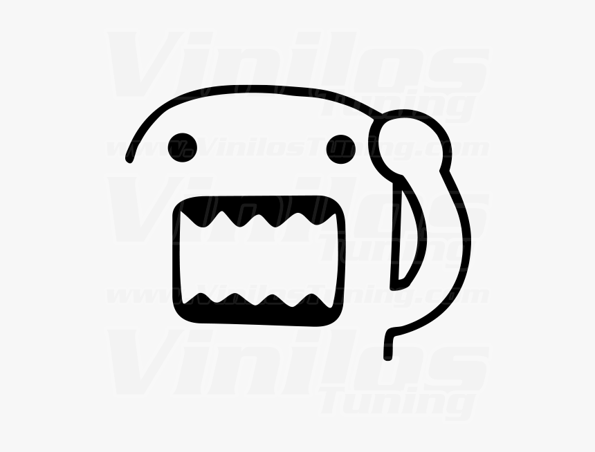 Transparent Domo Clipart - Stiker Jdm Domo, HD Png Download, Free Download