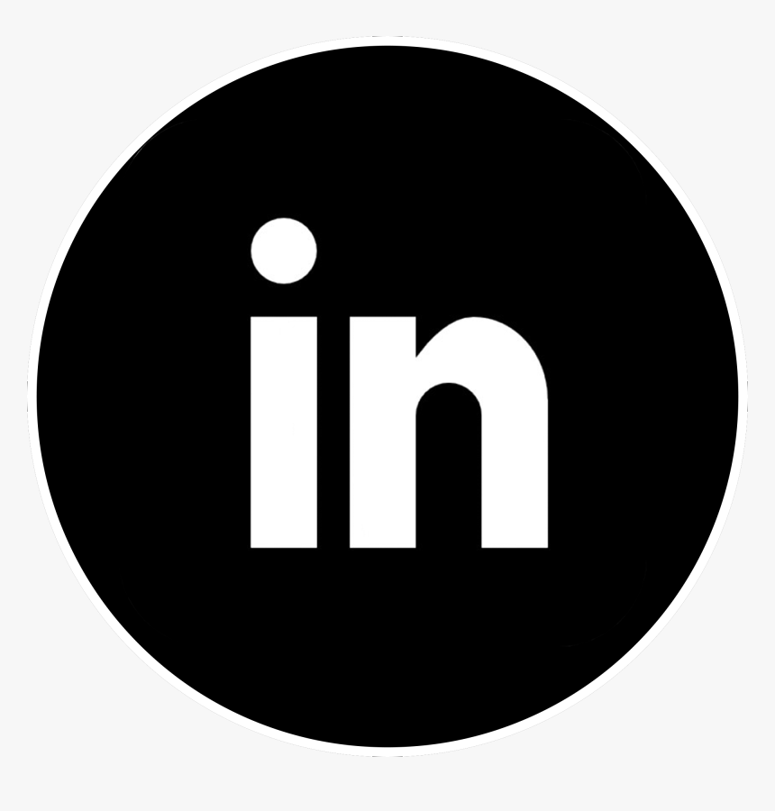 Instagram Button Png Black Clipart , Png Download - Linkedin Icon Vector Png Black, Transparent Png, Free Download