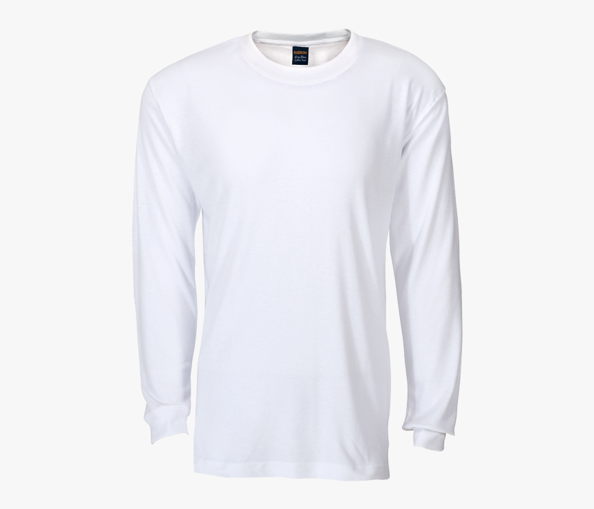 White Long Sleeve Template, HD Png Download - kindpng