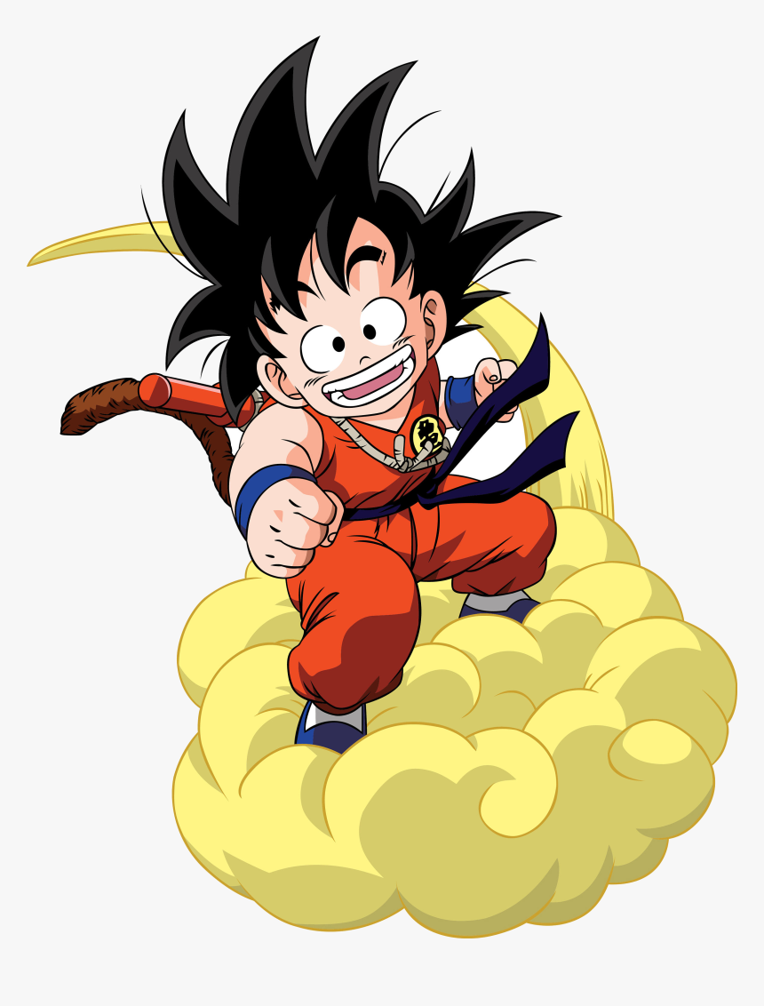 Dragon Ball Clipart At Free For Personal Use Transparent - Kid Goku Flying Nimbus, HD Png Download, Free Download