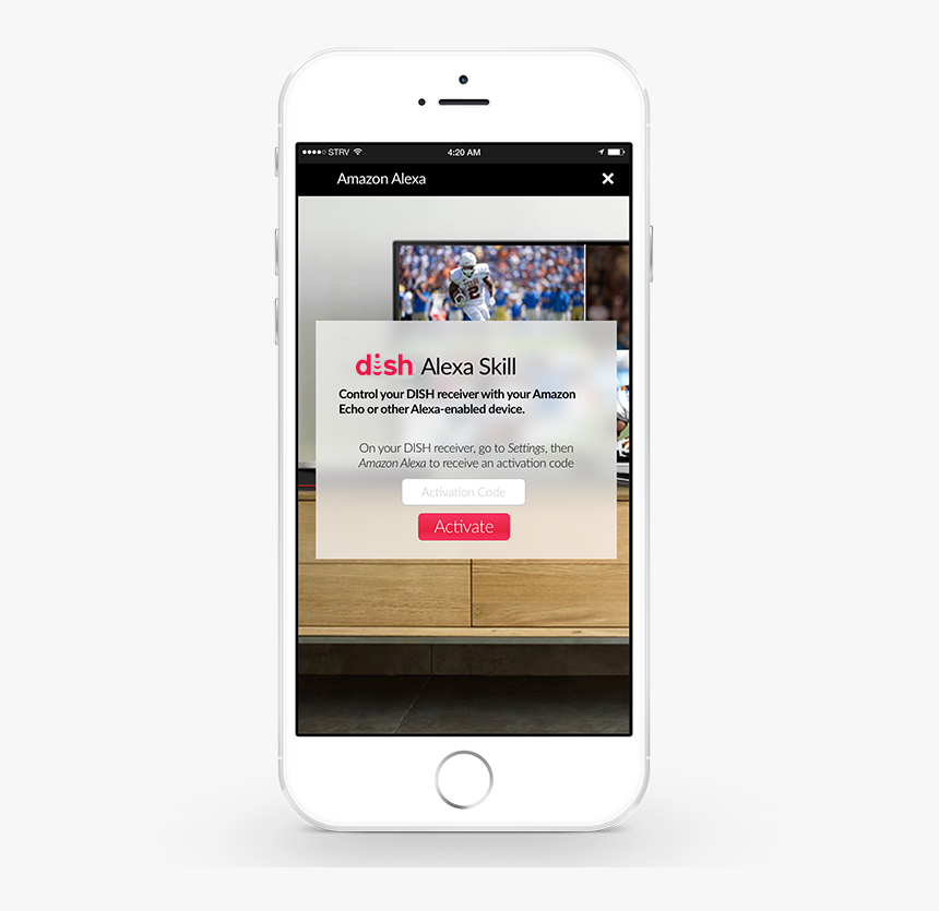 Alexa Skill On Iphone To Control Your Dish Receiver - Iphone, HD Png Download, Free Download