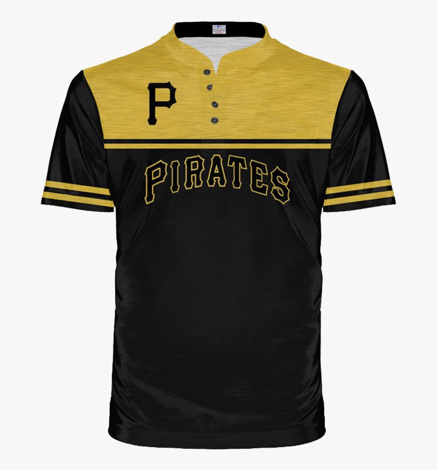 Pittsburgh Pirates Henley - Polo Shirt, HD Png Download, Free Download