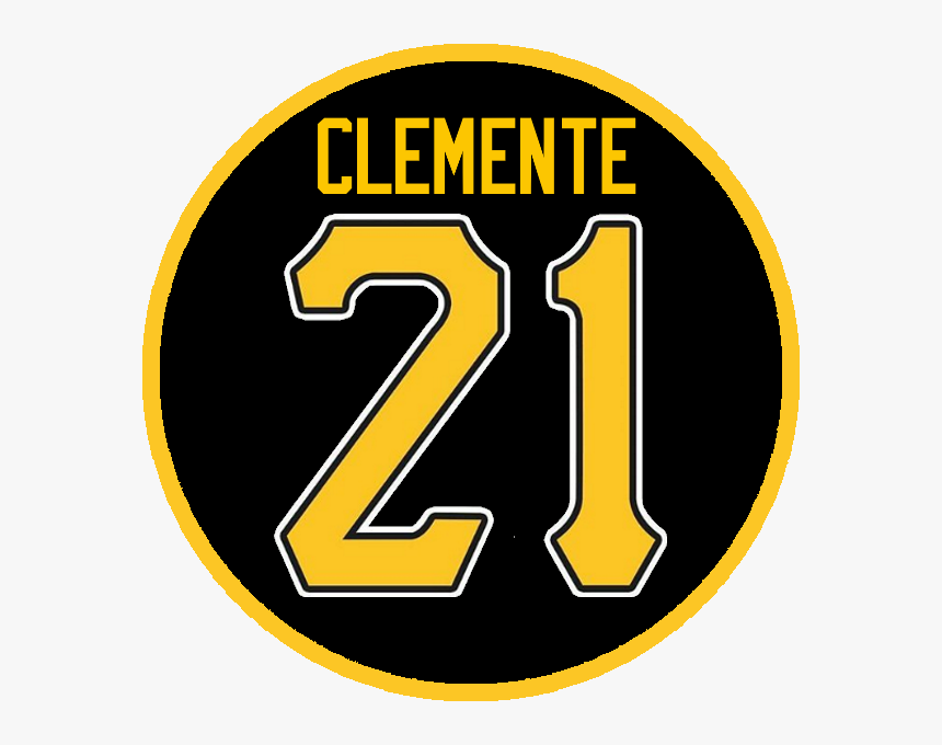 Pirates 21rc - Roberto Clemente Number, HD Png Download, Free Download