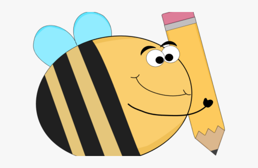 Bee Clipart Bird - Bees Going To School, HD Png Download, Free Download