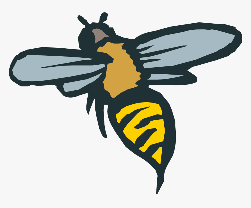 Honey Bee Bee Sting Clip Art - Bee Frame Png, Transparent Png, Free Download
