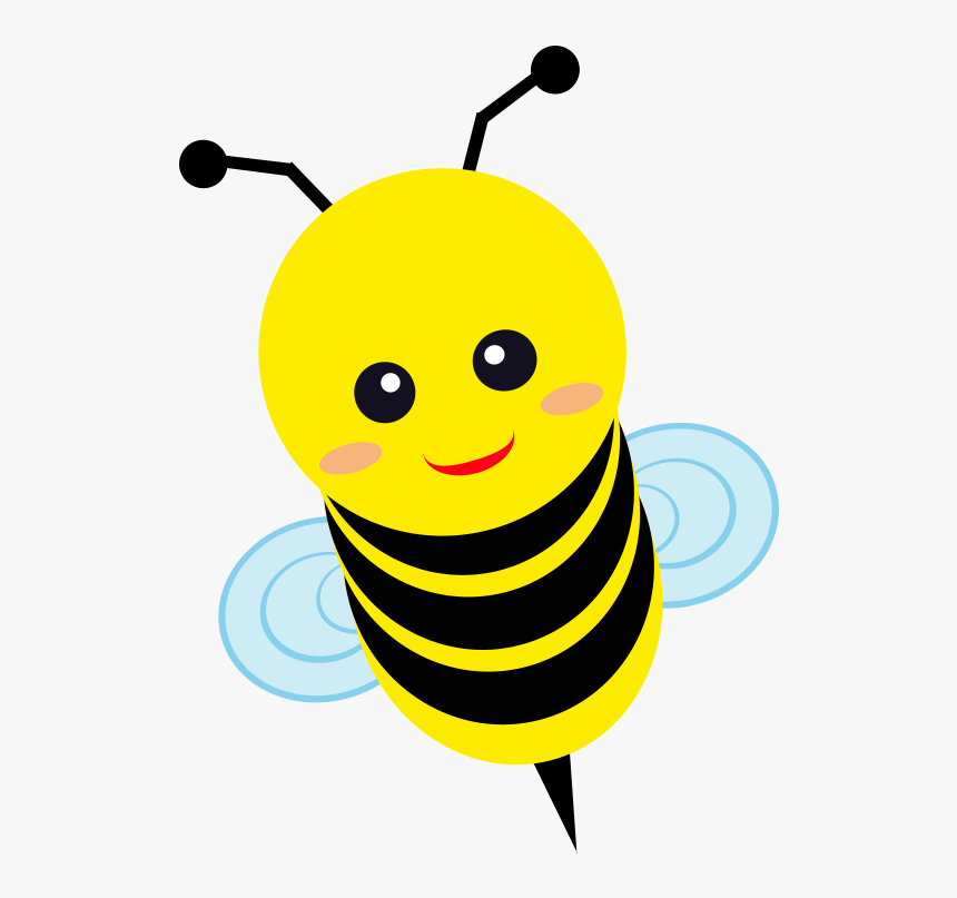 cute flying bee clipart