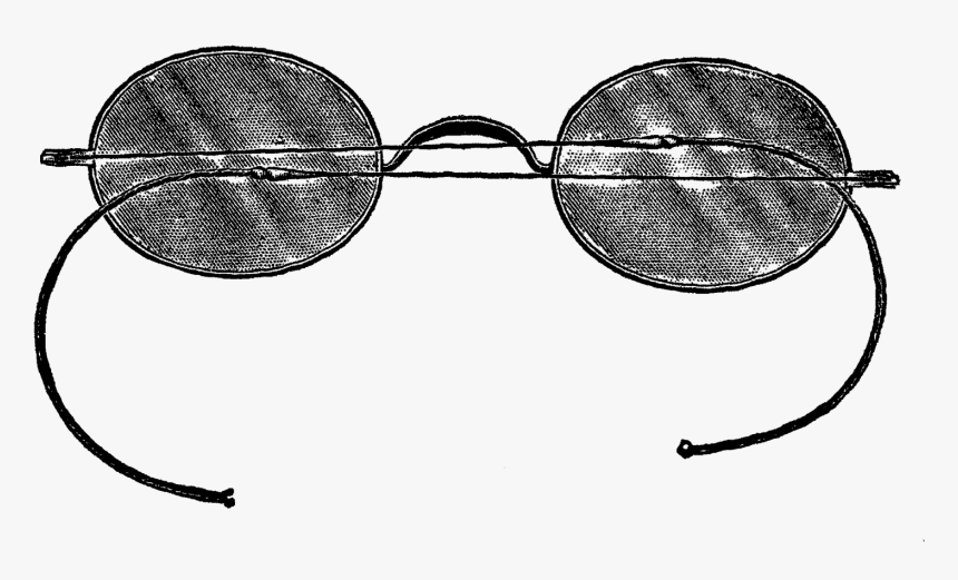 Eyeglasses Vintage Illustration Image - Glasses Vintage Illustration, HD Png Download, Free Download