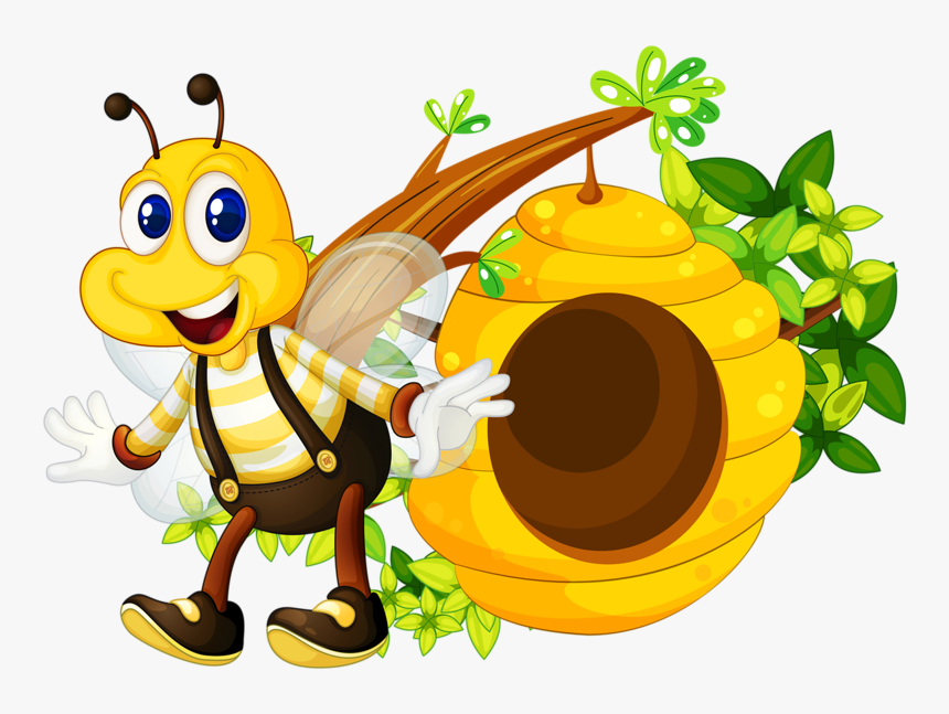 Transparent Bee Emoji Png - Honey Bee Cartoon Png, Png Download, Free Download