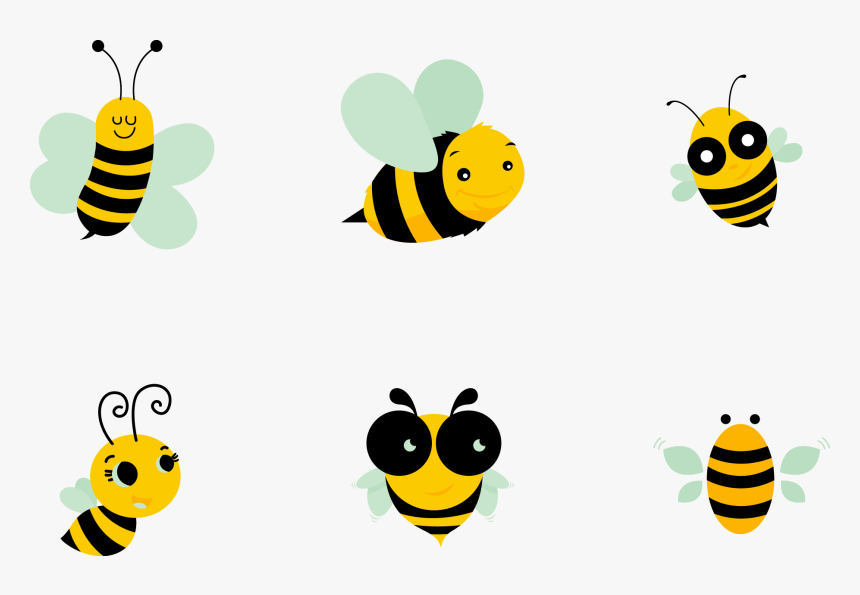 Apis Florea Clip Art - Cute Honeybee Png, Transparent Png, Free Download