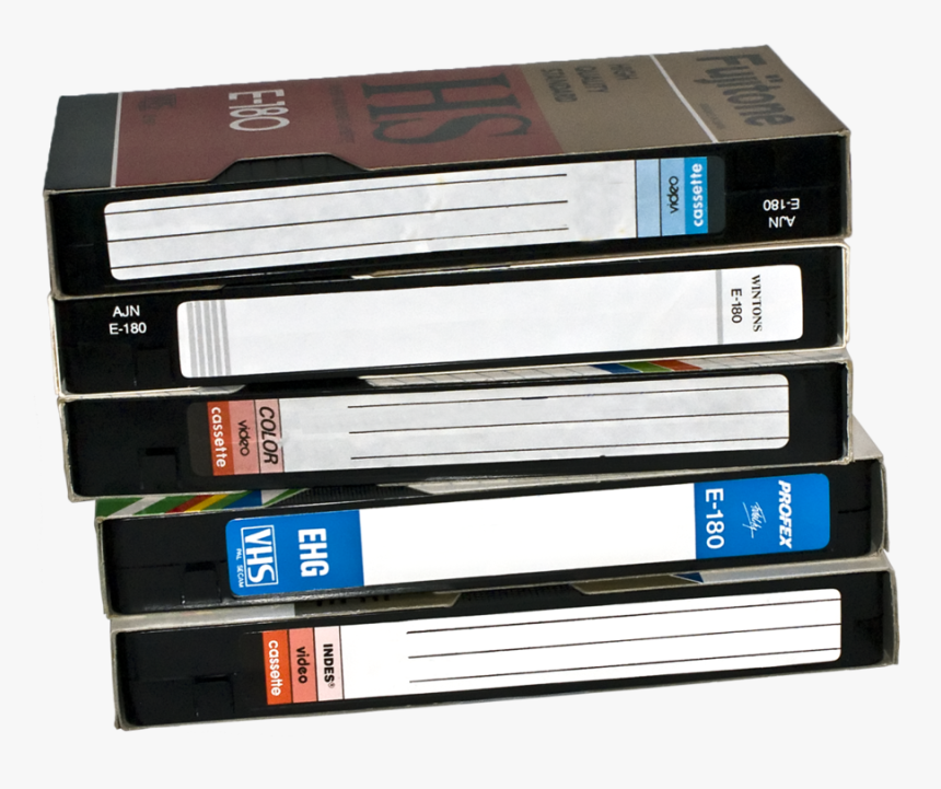 Stack Of Vhs Tapes Png, Transparent Png, Free Download