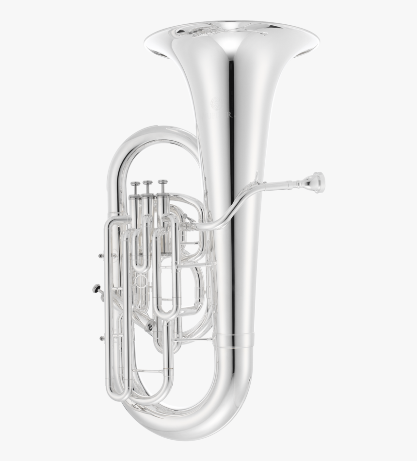 Jupiter Eb Tuba 3 1 Valves Silver Plated Jtu1020s - Alto Horn, HD Png Download, Free Download
